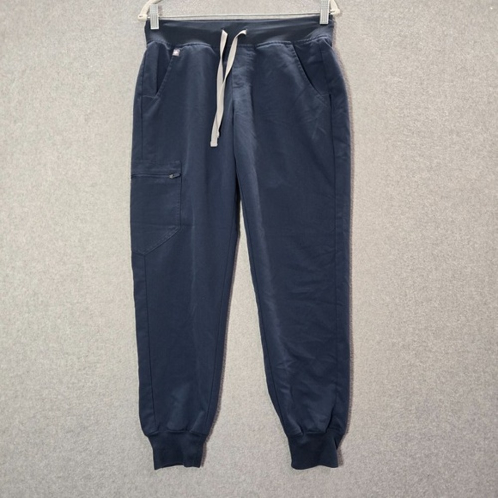 Figs‎ Women Scrub Bottom Small Blue Zamora Jogger Pockets Drawstring